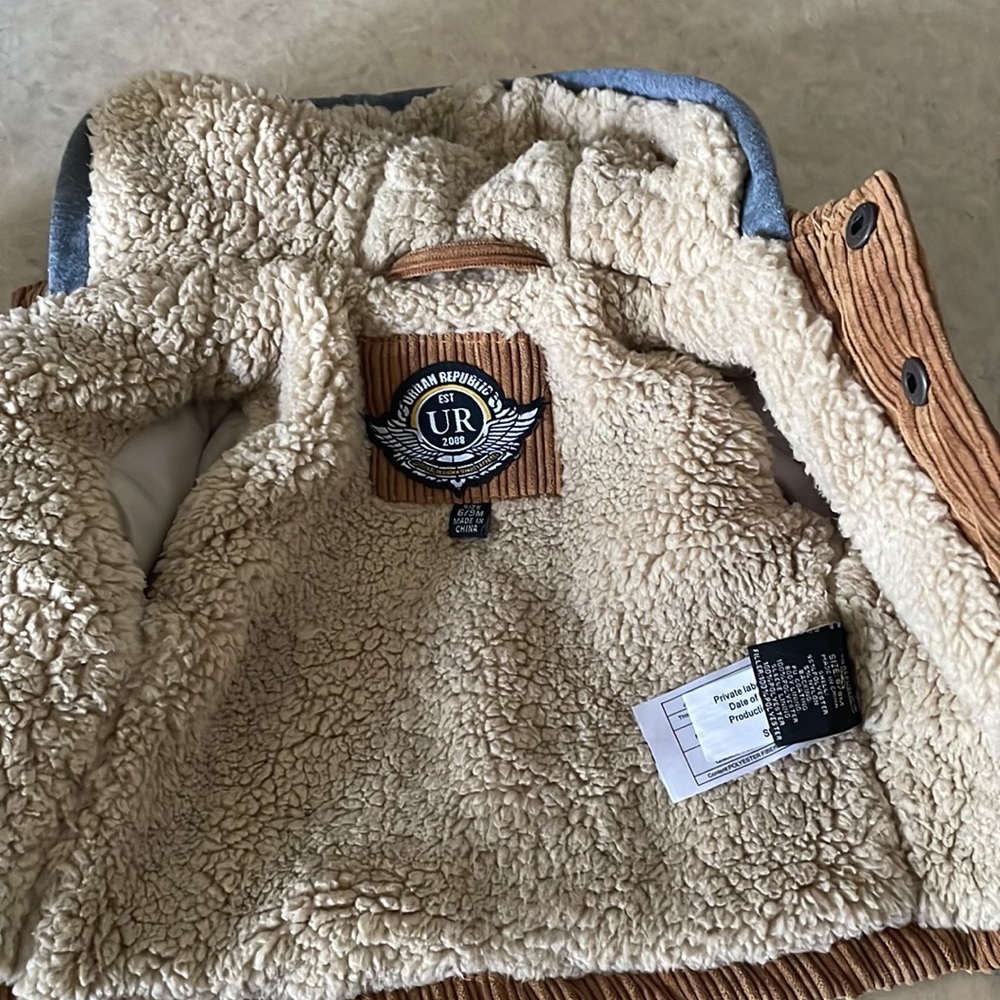 Rust hooded jacket - Picture 3 of 3